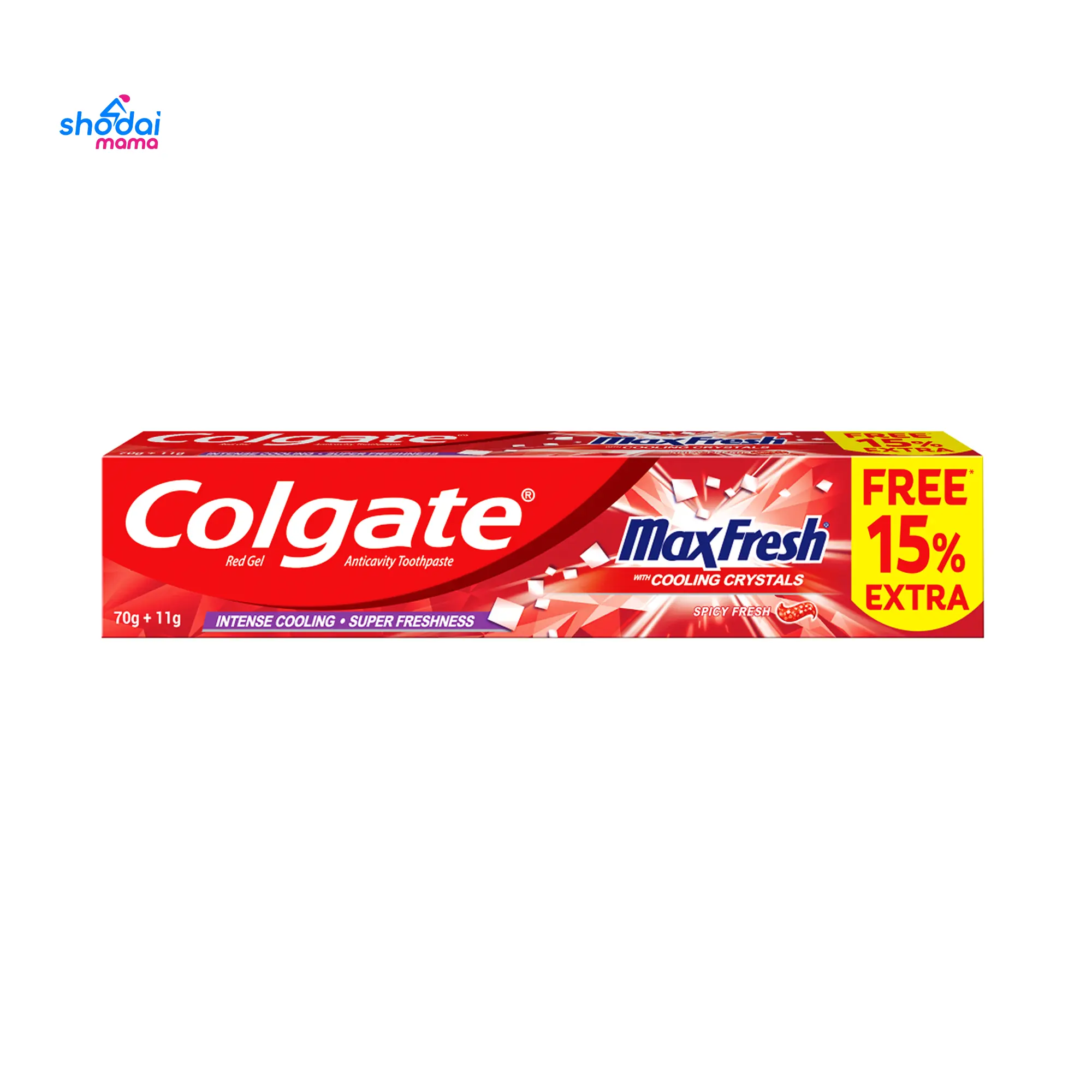 Colgate maxFresh Red Gel 70g+11g